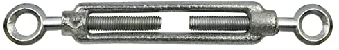 Corderie Italiane 006044871 Tenditori due occhi zincati, M 8-6 pz