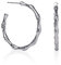 Namana Boucles Creoles Bambou pour Femme et Jeunes Filles, Boucles d'Oreilles Creoles en Acier Inoxydable, Boucles Creoles Argent Originales, Bijoux Femme avec Écrin Cadeau
