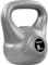 MOVIT Kettlebell BASIC GREY, Kugelhantel mit Bodenschonender Kunststoffhülle, 1 bis 20 kg, Schadstoffgeprüft, 8 kg