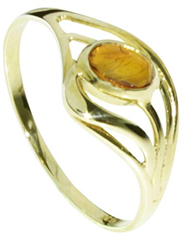 Ring - Hella - Gold 333/000 - Bernstein