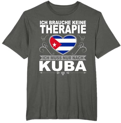 Karibik Reise Cuba Flagge Ferien Varadero Urlaub Kuba T-Shirt