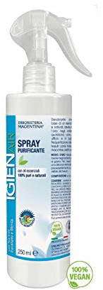 Erboristeria Magentina - IGIEN AIR Spray Purificante Ambiente 250 ml con aceites esenciales puros y naturales