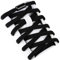 Olukssck 2 Paia Elastici Lacci con Chiusura in Metallo, No Tie Lacci Delle Scarpe Lacci Senza Nodo per Scarpe da Ginnastica,Scarpe da Corsa, Scarpe Casual(100cm), Nero