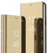 KBIKO-zxl Compatible with iPhone 13 Pro Max Case, Mirror Makeup Clear View Window Slim Cover Scratchproof with Kickstand Full Body Protective Cover for iPhone 13 Pro Max. Mirror Gold QH