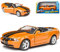 alles-meine.de GmbH Ford Mustang V 2. Generation Cabrio Orange mit Streifen in Schwarz 5. Generation 2004-2014 Version Ab 2010 ca 1/43 Modell Auto mit individiuellem Wunschkennzeichen