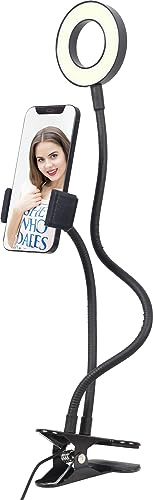 Gembird LED-RING4-PH-01 Ring De Luz Para Selfies with Phone Holder