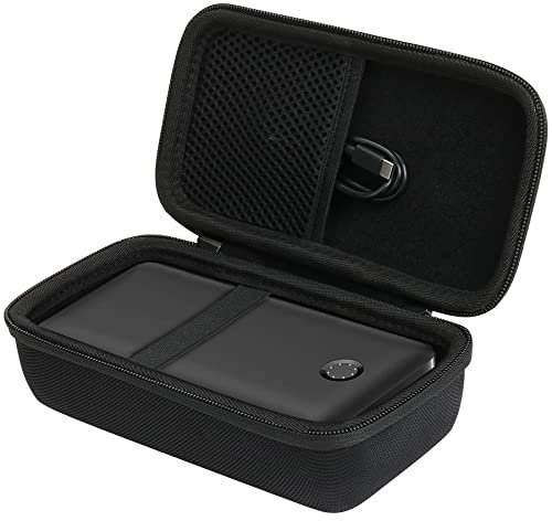 khanka Hard Travel Case Replacement for Anker 347 Power Bank (PowerCore 40K), 40,000mAh Battery Pack, Case Only (Black)