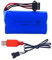 1PCS 7.4V 1200mAh SM-4P Plug Batteria Ricaricabile con Cavo di Ricarica USB per EC08 RC Giocattolo Arrampicata Drifting Car Modello Off-Road Car RC Barca Batteria
