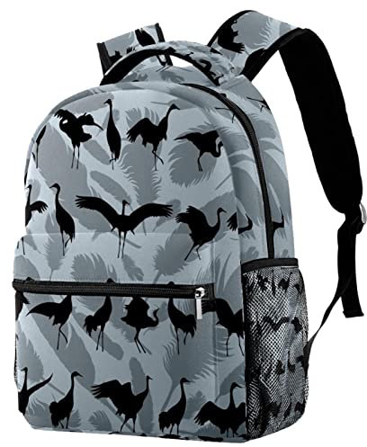 Eslifey Cartoon Space Rockets Alien Leichter Schulrucksack Klassischer Reiserucksack für Damen Teenager, Farbe 11