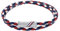 Tommy Hilfiger Jewelry Braccialetto in Corda da Uomo in Pelle Rosso, Bianco e Blu - 2790472