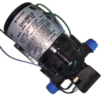 Shurflo 2088-592-144 Bomba de Presión de Agua con presostato 230V 9.5 l/Minuto