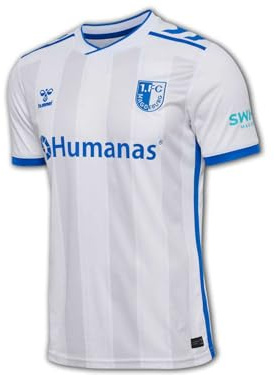 hummel 1.FC Magdeburg Er Away Trikot 24 25 WEISS BLAU - 4XL
