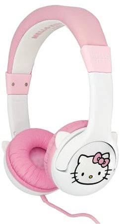 OTL Technologies Hello Kitty White/Pink moulded ears childrens headphones
