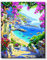 ShengDexin Blumen Malen Nach Zahlen Erwachsene, Malen Nach Zahlen Knitterfreie Leinwand Bilder 40x50cm, Paint by Numbers diy Gemälde Kit mit Pinseln und Acrylfarbe als Geschenk für Wanddeko
