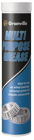 Granville Multi-Purpose Grease EP2 | High Performance Extreme Pressure Lubricant | 400 Grams Cartridge Compatible – Anti-Corrosion & Wear Protection