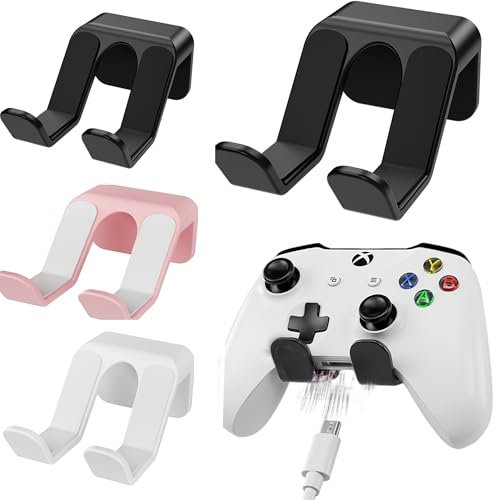 SQAQS 4PCS Soporte de Conmutación, Compatible con Switch Universal Soporte Auriculares y Mando Mesa para Headphone, Soporte de Almacenamiento para Auriculares