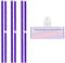 9 Pack Vacuum Brush Roll Replacement Kit, Multi Size Hypoallergenic Plush Strips (1L+2S Per Set) for Dyson/Shark/Bissell, No Tools Installation Pet Hair Cleaner Attachments (3 Sets)