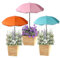 Lyreh 3pcs Plant Umbrellas for Outdoor Plants, 3 Color Diameter 23.62in Garden Plant Umbrella for Providing Shade Cover to ‌Defend Patio Flowers Plants Fruits and Vegetables From Blazing Sun