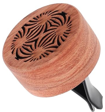 OATIPHO Oil Diffuser Auto Diffuser Holz Parfüm Diffusor für Fahrzeuginnenausstattung Braun Synthetic Material Luftauffrischer und Auto Innendekoration