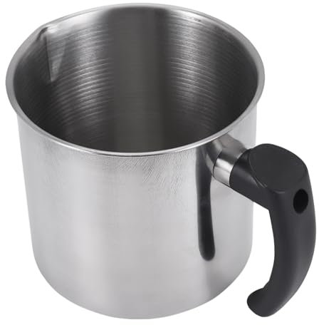 iubfegt Candle Making Pouring Pot, 44 Oz Double Boiler Wax Melting Pot, Candle Making Pitcher, Heat- Handle