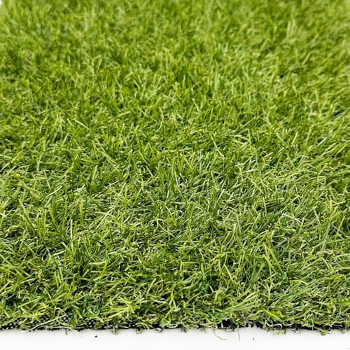 ARTIFICIAL GRASS DIRECT- York 20mm 4m x 6.0m (13ft 1 x 19ft 8) – Fake Grass for Garden, Lawns, Pets & Landscaping | Realistic 20mm Pile Height | UV Resistant & Low Maintenance