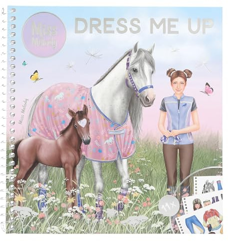 Depesche Miss Melody Dress Me Up Horse And Rider Themed Sticker Book