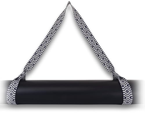 Karolini® Yogamattengurt – verstellbarer Tragegurt für Yoga- & Sportmatten | 3 Farben | Yogazubehör | Yoga Geschenk