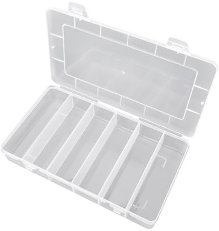 Jooehyer Eyelash Accessories Holder Storage Box with Lid Eyelash Extension Tool Tweezers Glue Organizer Transparent Acrylic Box