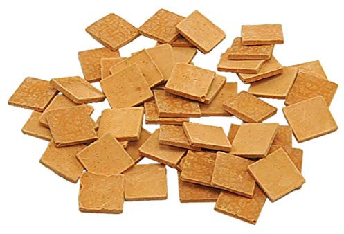 Rossi Rosa Piastrelle Quadrate Resina Set 50 Pezzi, 1,5 x 1,5 cm, Multicolore, Taglia Unica