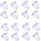 My-Bead lot de 100 pièces 50 paires poussoirs poussettes Embout clous d'Oreilles silicone appret 5mm