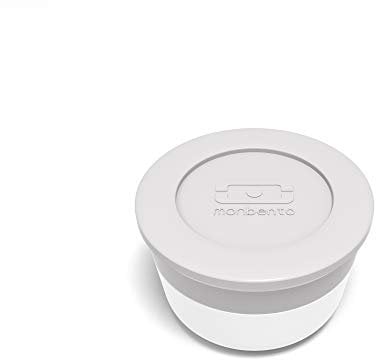 monbento - Lunchbox Dressing/Soße Behälter MB Temple M Coton - Kleine Auslaufsichere Behälter - Mehrweg - Perfekt für Büro/Meal Prep/Schule - Geeignet für Bento Box MB Original & MB Square - Grau