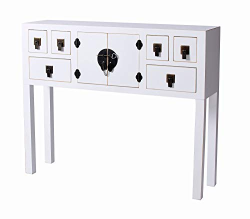 Asia Konsolentisch Weiss Wandtisch Schmuckschrank Schminktisch Tischkonsole mya010 Palazzo Exklusiv