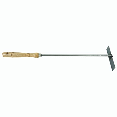 Rascador de cenizas con mango de madera, atizador de carbón, raspador de fuego, accesorio para chimenea, utensilios para chimenea, hierro (1, rascador de cenizas)