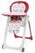 Chicco Polly Progres5 Seggiolone Pappa Regolabile per Bambini 0 Mesi - 3 Anni (15 kg), Trasformabile in Rialzo Sedia Bambini, Reclinabile a Sdraietta, con 4 Ruote e Chiusura Compatta - Rosso