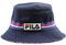 Fila Unisex Cotton Twill Reversible Bucket Hat (Peacoat)