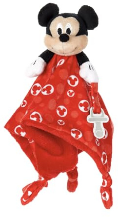 KIDS PREFERRED Disney Baby Mickey Mouse Plush Stuffed Animal Snuggler Lovey Security Blanket 13.18 x 13.18 x 3.5