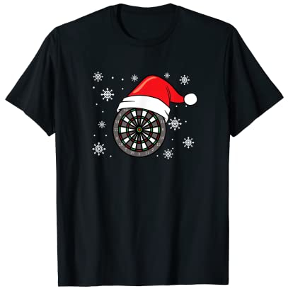 Dart Weihnachten Dartboard Dartscheibe Weihnachtsgeschenk T-Shirt