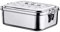 heresell 1900ml Edelstahl Brotdose Auslaufsicherer Box Lunchbox Mit Silikondichtring Und Verriegelungsclips, Ohne Plastik & BPA Metall Brotbox & Brotkasten Für Kinder & Erwachsene
