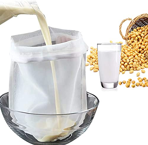 Namvo 2 Pack Cheesecloth Reusable for Straining, 100% Unbleached Pure Cotton Muslin Cloths Filter Bags for Home Brewing, Nut Milk, Juice, Cheesecloth, Yogurt, Hop Bags 49 * 60cm