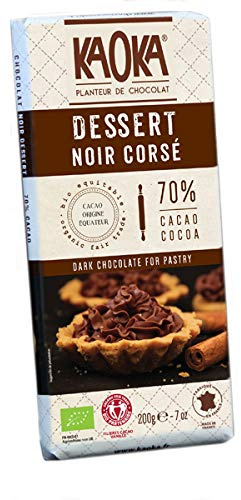 Kaoka - Tablette Chocolat Noir Corsé Dessert 200G - Unité
