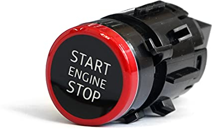 Audi 4K1905217D Start-Stop-Schalter Drucktaster Zündung Startknopf rot/schwarz