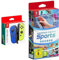 Nintendo Joy-Con 2er-Set, Blau/Neon-Gelb + Nintendo Switch Sports (inkl. Beingurt) - [Nintendo Switch]
