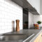 30 adesivi per piastrelle H10 x 20 cm, metropolitana da parete per bagno, 50 x 120 cm, colore: bianco