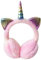 EULAPGOE Cache-Oreilles pour Filles, Cache-Oreilles Filles Licorne en Peluche Couvre-Oreilles Mignon de Bande dessinée Chauffe-Oreilles pour Les Femmes Filles