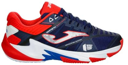Joma Scarpe da Padel Uomo Open WPT Navy Red TOPES2303P (Numeric_40)
