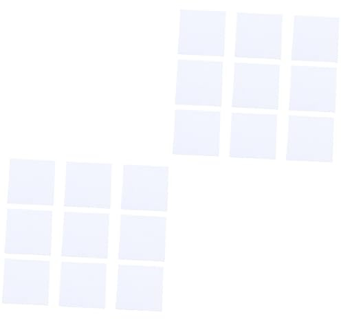 COHEALI 100stücke Reinigungstücher Aus Wildleder Für Schmuck Poliertücher Für Silber Zum Reinigen Von Uhren Brillen Und Elektronischen Geräten Praktische Verpackung Weiß