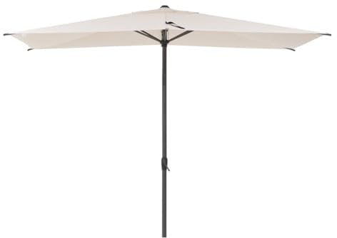 Hespéride - Parasol droit rectangulaire inclinable Loompa blé 2,5 x 2,5 m