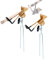 QWORK® 2 pezzi supporto per canna da pesca, porta canna da pesca regolabile a 360°, poggia canna da pesca plug-in