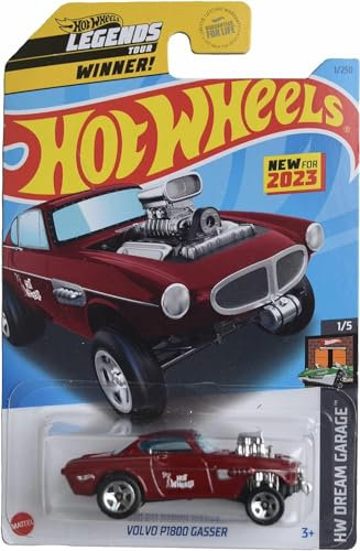 Hot Wheels Volvo P1800 Gasser, HW Dream Garage 1/5 [rouge] 1/250