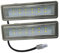 KYPSZQPSH 2-Piece Stainless Steel 120x30mm 1.5W LED Kitchen Exhaust Light 12V DC Range Cooker Hood Light Bulb 20W Halogen Bulb Equivalent (Color : White 6000K, Size : NO_1.5W)
